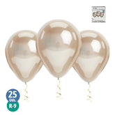 GLOBO #9 CROMADO CHAMPAGNE X25